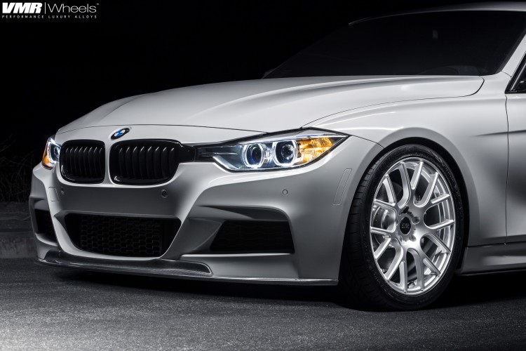 Alpine White BMW F30 335i With A Set Of VMR Wheels