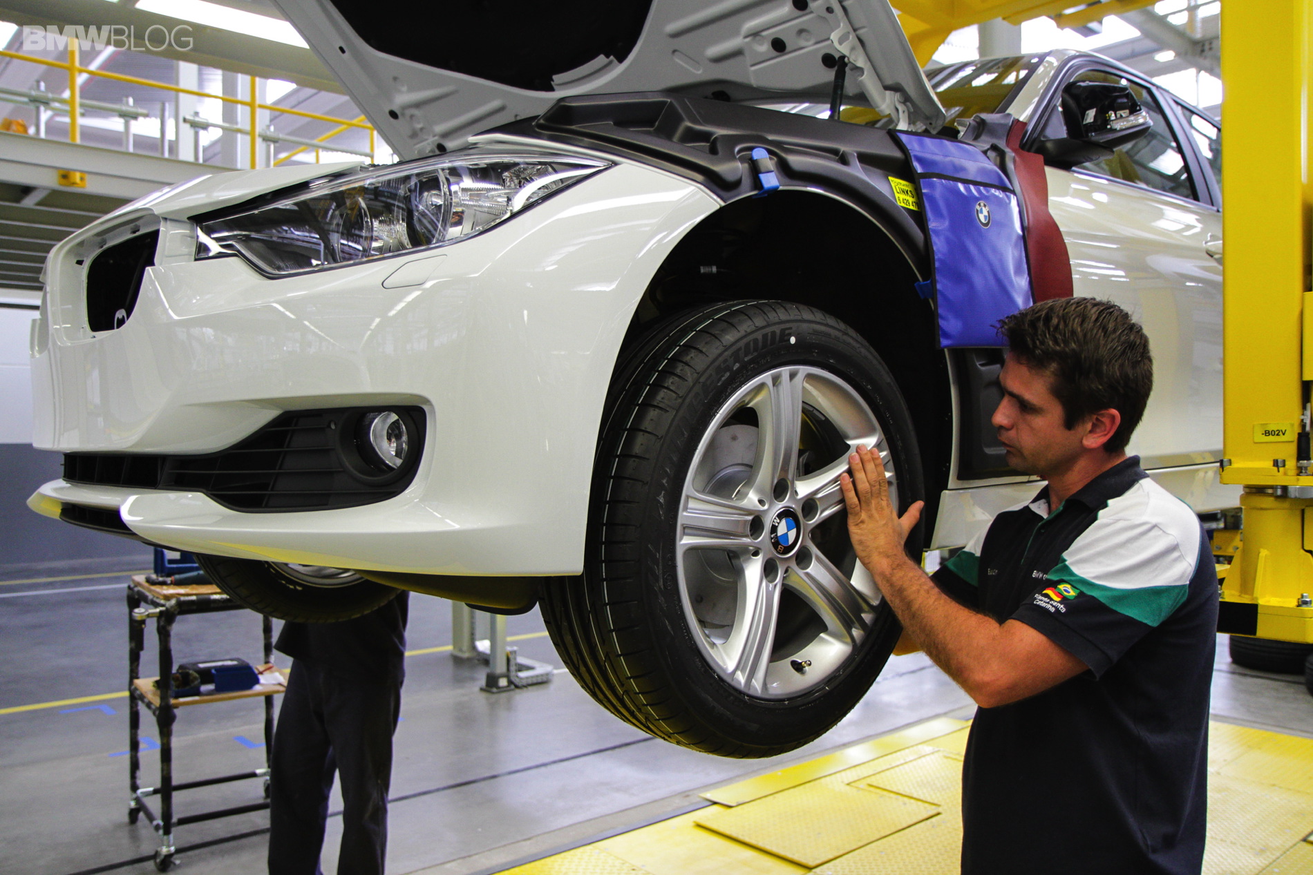 Bmw 5 series production process - factory line #1