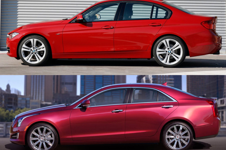Compare cadillac ats and bmw 3 series #1