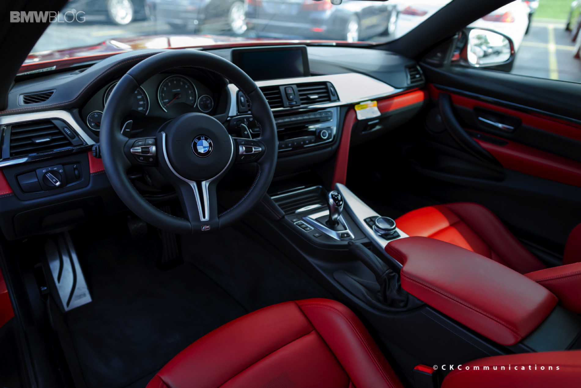 Bmw m5 sakhir orange interior #3