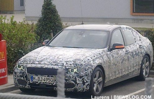 Series  on Spy Shots 2012 F30 Bmw 3 Series Spied Again New Bmw 3 Series Sedan