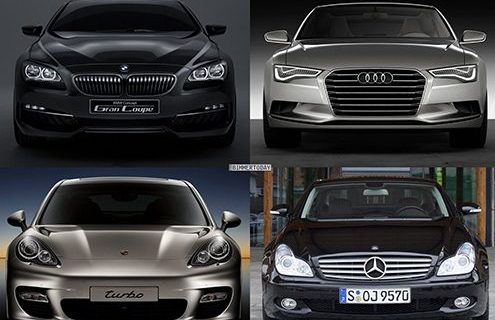 Audi a7 vs bmw 6 gran coupe vs mercedes cls #1