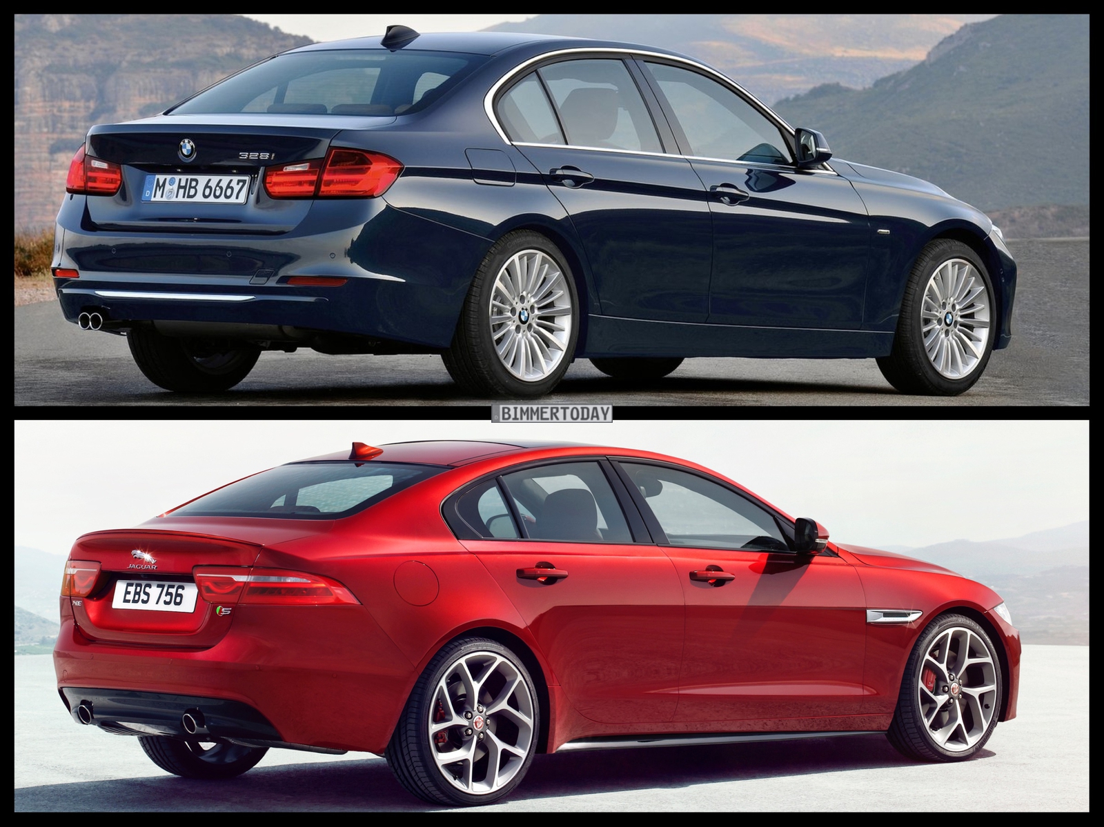 Jaguar XE vs. BMW 3 Series - Photo Comparison