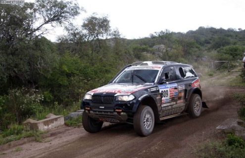 Dakar 2011: Stephane Peterhansel in the BMW X3 CC comes second